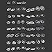 Owfeel Eyeglass Nose Pads15 Style 150 Pairs Ultra-soft Silicone