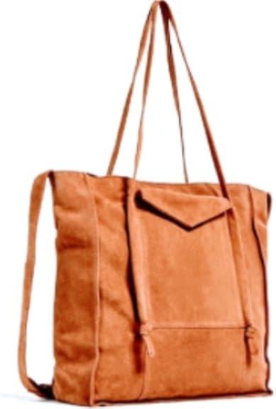 Amazon Zara カラー ブラウン トートバッグ