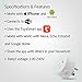 Wi-Fi Smart Plug Mini Outlet, Lower Energy Consumption, Remote Control by Phone App, No Hub Required, works with Amazon Alexa Echo Echodot and Google Home, White (1)