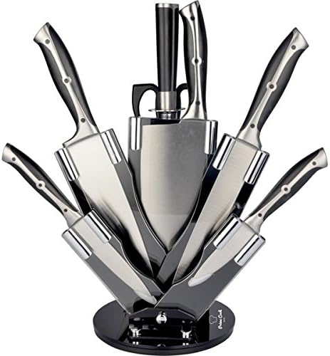German Stainless Steel Blades 8-piece Knife Set With Bread Knife