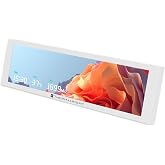 Thermalright TR Trofeo Vision 9.16 LCD White, 1920x480 Resolution-Support Switching Between Multiple Dynamic Images/Videos,Magnetic Display Screen-9.16in,Customize Display-Image/Video