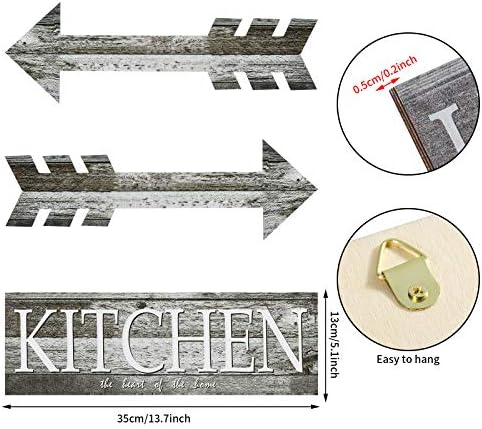 Wooden kitchen wall sign priced at $15.99.