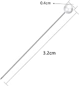 Leikedun 200PCS Pearl Pins for Flowers Wedding Bouquets Crafts 3.2cm Boxed view 3