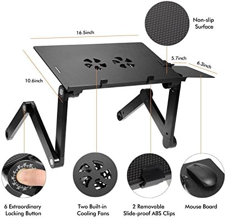 Laptop Stand - Computer Table in Bed &amp; Couch / Sofa Recliner Tray