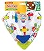 Nuby 2 Piece Bibs with Dribble Catcher and Teething Corner, Blue and Green