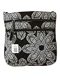 Vera Bradley Triple Zip Hipster Cross-body Bag (Blanco Bouquet)