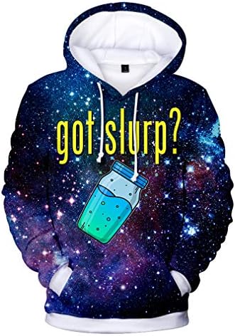 JIEFEIZHL Younth Girl Boy 3D Game Printed Sports Sweatshirt with Pockets