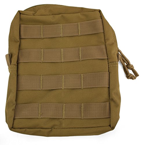 Red Rock Outdoor Gear Molle Utility Pouch, Coyote, Large