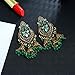 Kofun Earrings, Retro Indian Bollywood Kundan Jhumka Jhumki Drop Earrings Gypsy Fashion Jewelry