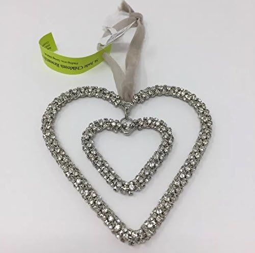 Amazon Com Pottery Barn Double Hanging Heart Ornament New St