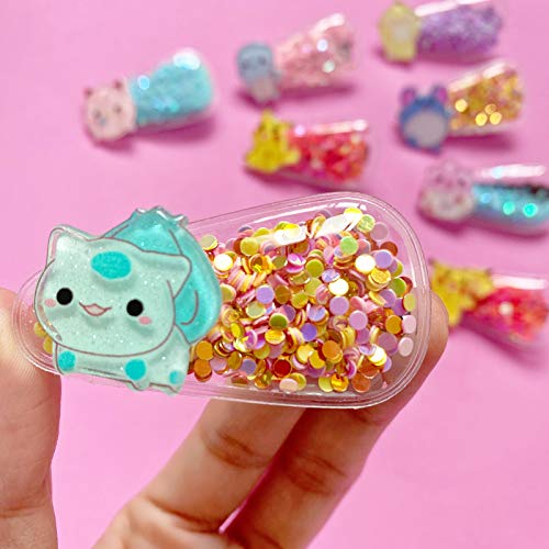 Hair Clips for Girls Pikachu, Cute Anime Pocket Monster Pikachu Pattern Snap Hairpin Cartoon Design Teenagers Hairpin… - Image 4