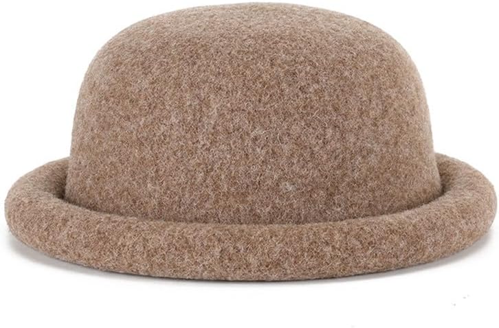 Amazon.com: Bowler Hat Vintage Felt Derby Hat for Men and  display picture 1