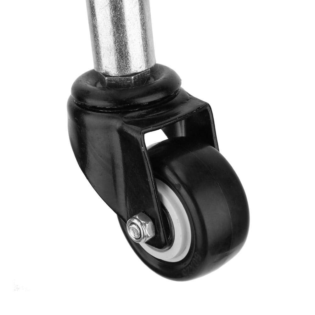 2 PU Gate Wheel Spring Loaded Swivel Caster Heavy Duty 110lbs Load