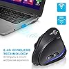 ECHTPower-Vertical-Ergonomic-Mouse-WirelessRechargeable-Optical-USB-Mouse-for-LaptopDesktopPCMacbook-with-100016002400-DPI6-Buttons ECHTPower Vertical Ergonomic Mouse Wireless,Rechargeable Optical USB Mouse for Laptop/Desktop/PC/Macbook with 1000/1600…