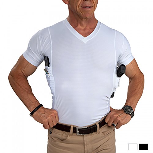 UnderTech Undercover Men's Executive Concealed Carry V-Neck Shirt