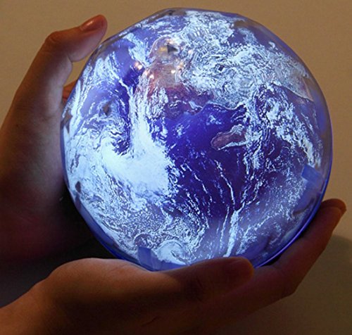 Night Light Projector Planet Dome LED Lamp 6 Films 3 Colors Dimmable Lamp Beads with 360 Degree Rotating, Amazing Children Gift for Thanksgiving Day Halloween Xmas Holiday(Earth Planet)