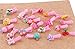 Honbay 100 Gram (Approx 70-75pcs) Assorted Cartoon Animal Flower Resin Flatback Charms Hair Clip Hairpin DIY Craft Jewelry Decoration Pieces