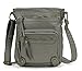 Scarleton Crossbody Bags for Women Travel Bag Purses and Handbags Multi Pocket Shoulder Bag Ultra Soft Faux Leather, H1693_24 - Grey