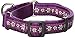 Red Dingo Martingale Daisy Chain 20mm Choke Collar, Medium/Large, Purple