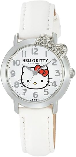 Amazon シチズン Q Q 腕時計 アナログ ハローキティ 防水 革ベルト 日本製 0001n002 レディース ホワイト レディース腕時計 腕時計 通販