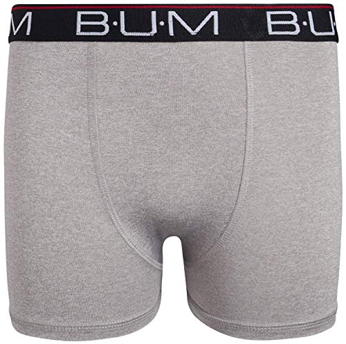 B.U.M. Equipment Boys' Performance Dri-Fit Compression Boxer Briefs (6 Pack), Red/Black/Grey, Medium/8-10'