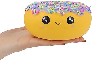 Anboor Donut Squishies Slow Rising Squishys Toy for Kids Soft Doughnuts Scented Stress Relief Realistic Cute Squeeze Squish Toy