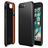 iPhone 8 Plus, 7 Plus, 6s Plus, 6 Plus Case, Maxboost [SnapPro Series] Apple iPhone 7 Plus Covers w/GXD Impact Gel Cushion [Matte Black] Shock-Absorption Protection Frame Enhanced Soft Touch[Upgraded]