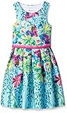 Bonnie Jean Girls' Floral Print Knit Dress