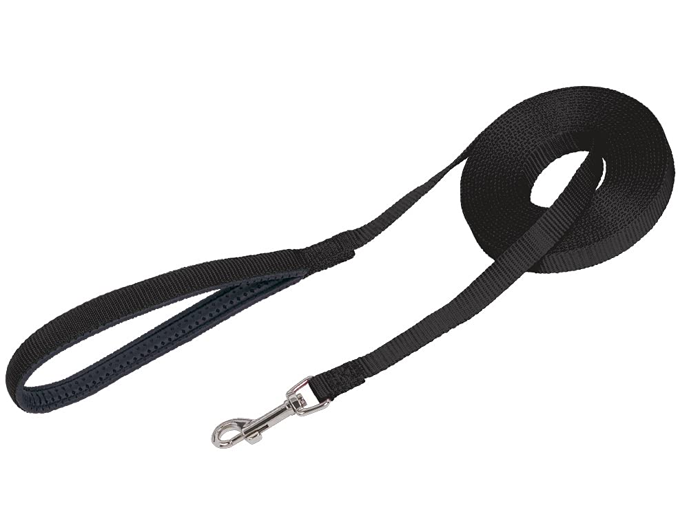 Nobby Tracking Leash Flat, 1500 cm/ 15 mm, Black โ image 1