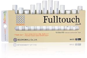 Hagoromo Fulltouch Color Chalk 1 Box [12 Pcs/White]