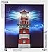 Diamond Art by Leisure Arts - Powered by Diamond Dotz - 5D DIY Diamond Painting Kit - Lighthouse Design