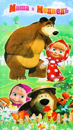 Masha and the Bear Kids Safe Hand and Face Towel Ultra Absorbent Soft Multipurpose use