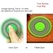 Hand Spinner, Fxexblin Fidget Spinner Fidget Toy Stress Reliever EDC Focus Toy Great for ADD, ADHD, Autism Adult Children, Anxiety Spinning Toy (Green)