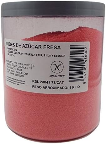 Professional Instant Candy Floss Sugar Cotton Candy 1 Kg (Strawberry)
