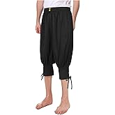 Coser Park Pirate Pants Medieval Costume Men Adult Renaissance Viking Navigator Renaissance Pants