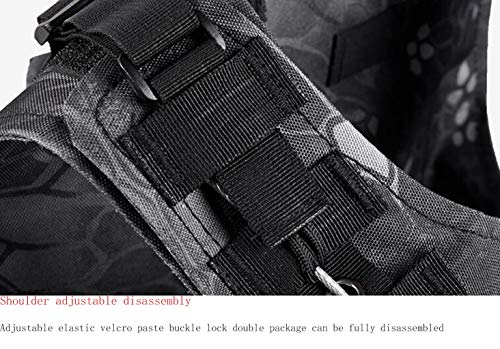 XGHW Herren Weste Größe Multi-Pocket vertikale ärmellose Jacke wasserdichte Anglerweste Outdoor-Freizeit Fotografie… – Bild 6