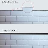 Zayejod 2M Black Self-Adhesive PVC Floor Doorway Threshold Strip 30mm x 4mm view 5
