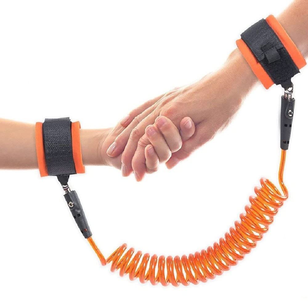 OrionMart Anti Lost Wrist Link Belt for Toddlers Safety Leash Boys & Girls – Soft Comfortable Breathable Wrist Reins 1.5M for Travel & Walk –Wrist Reins for Toddlers
