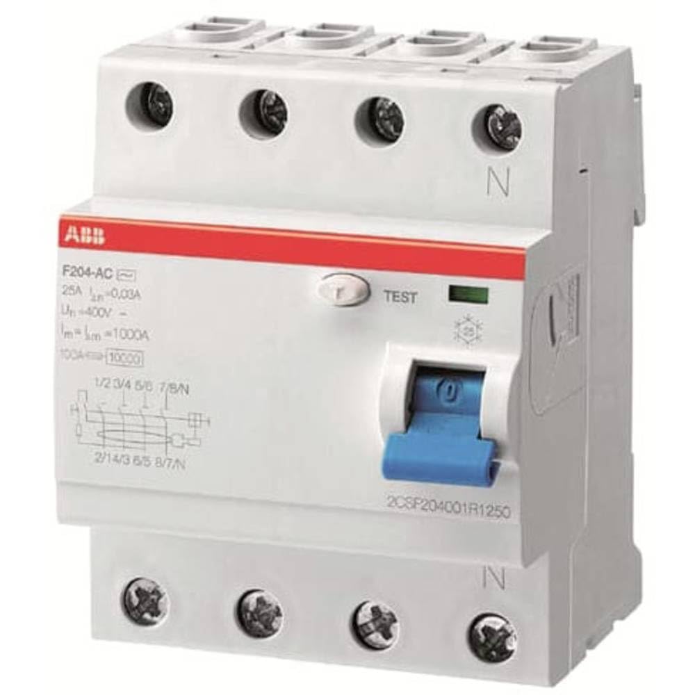 abb-entrelec f204 a-40/0.1 – Differential f204 a 40 A 100 mA