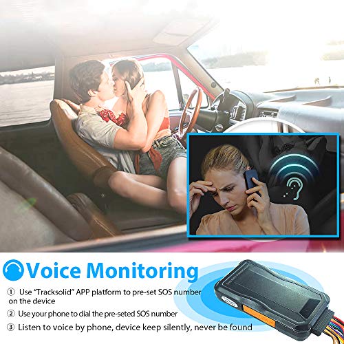 JIMI [Lifetime Service GPS Tracker, GT06E 3G GPS Vehicle Tracker Real Time Car GPS Tracking Precise GPS Locator Positioning&Monitoring for Fleet Management/Taxi/Motorcycle/Logistics+ 27 Smart Alarms - Thumbnail 2