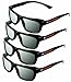 ED DUAL PLAY Adult 4 Pack - LG AG-F310DP + AG-F400DP Cinema 3D Dual Play Compatible Gaming Glasses 4 Adult Glasses