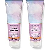 Bath & Body Works Lovely Dreamer Ultra Shea Body Cream, 8oz Each, Pack of 2 (Lovely Dreamer)
