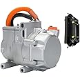 Aspligo DC 12V Electric air conditioner Compressor Car ac Universal Scroll compressor fit for Truck Camper RV Trailer most vehicles Battery Drive Fast Cooling 10500BTU (18CC)