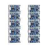 CHENBO 10 Pcs 5V Micro USB 1A 18650 TP4056 Lithium Battery Charging Board With Protection Charger Module