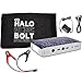 Halo Bolt Portable Charger & Car Jump Starter w/ LED Floodlight & Cell Phone Charger