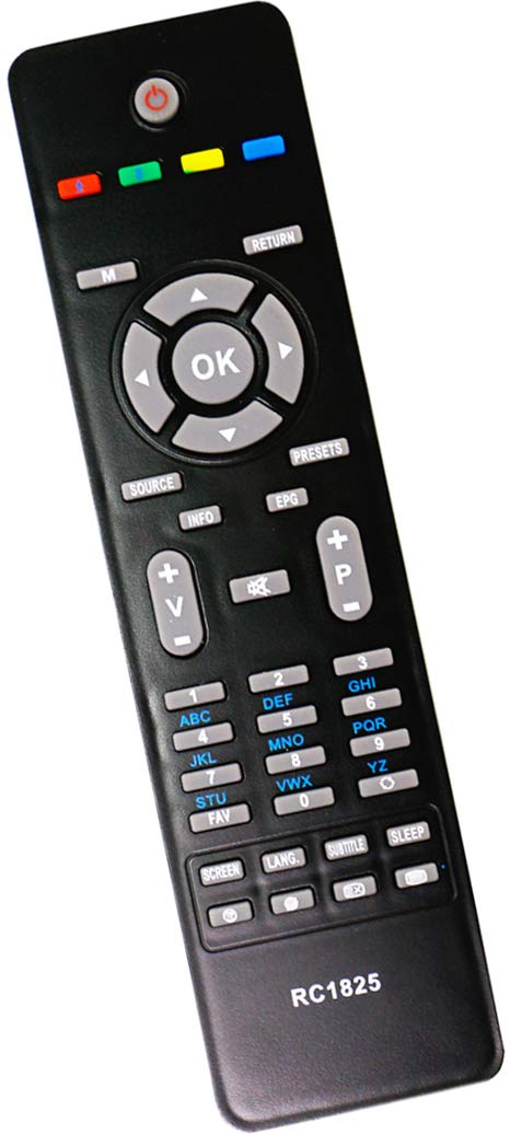 RC1825 Remote Control Replace Fit for Hitachi 19LE6580E L19HK04 L19VG07U L19VG07UL L22VG07 L22VG07UB L22VG07UJ L24VG07U L24VG07UJ L26VG07U L26VG07UJ L32HK04 L32HK04U L32HK04UA L32HK04UK L32HK04UL