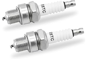 Wai Danie 2Pcs E6TC Motorcycle Spark Plug BP6HS Compatible with Yamaha PW50 PW80 PW60 LT50 LT80 50cc 70cc 90cc 110cc 150cc ATV 4 Wheeler Quad Moped Scooter Go Kart Dirt Bike