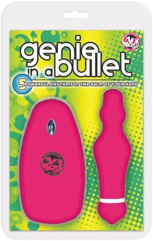 Waterproof Vibrating Genie in a Bullet - Pink