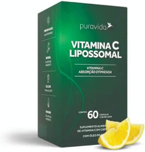 Vitamina C Lipossomal (60caps) - Pura Vida por Pura Vida