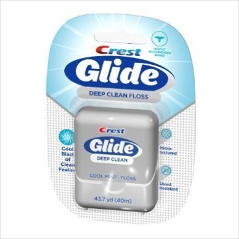 Glide Deep Cln Mint Floss Size 40m Glide Cool Mint Deep Clean Floss